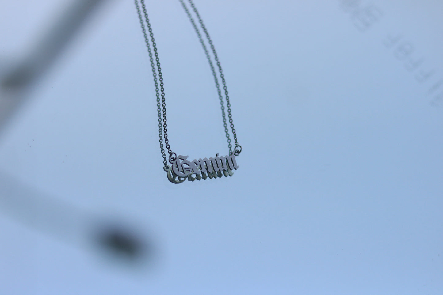 Gemini Dual Charm Necklace - Anti Tarnish