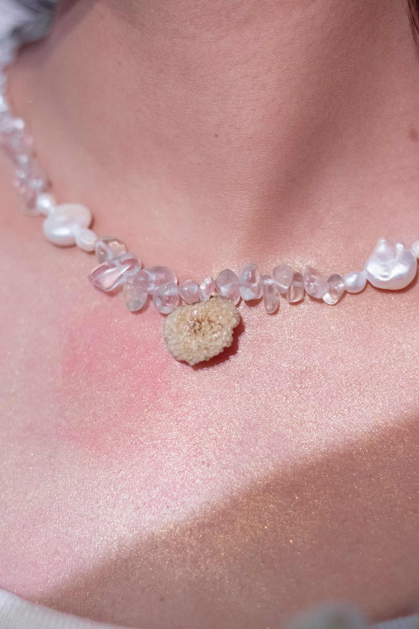 Ethereal Blossom Necklace and Earrings Set- Garden of Grace