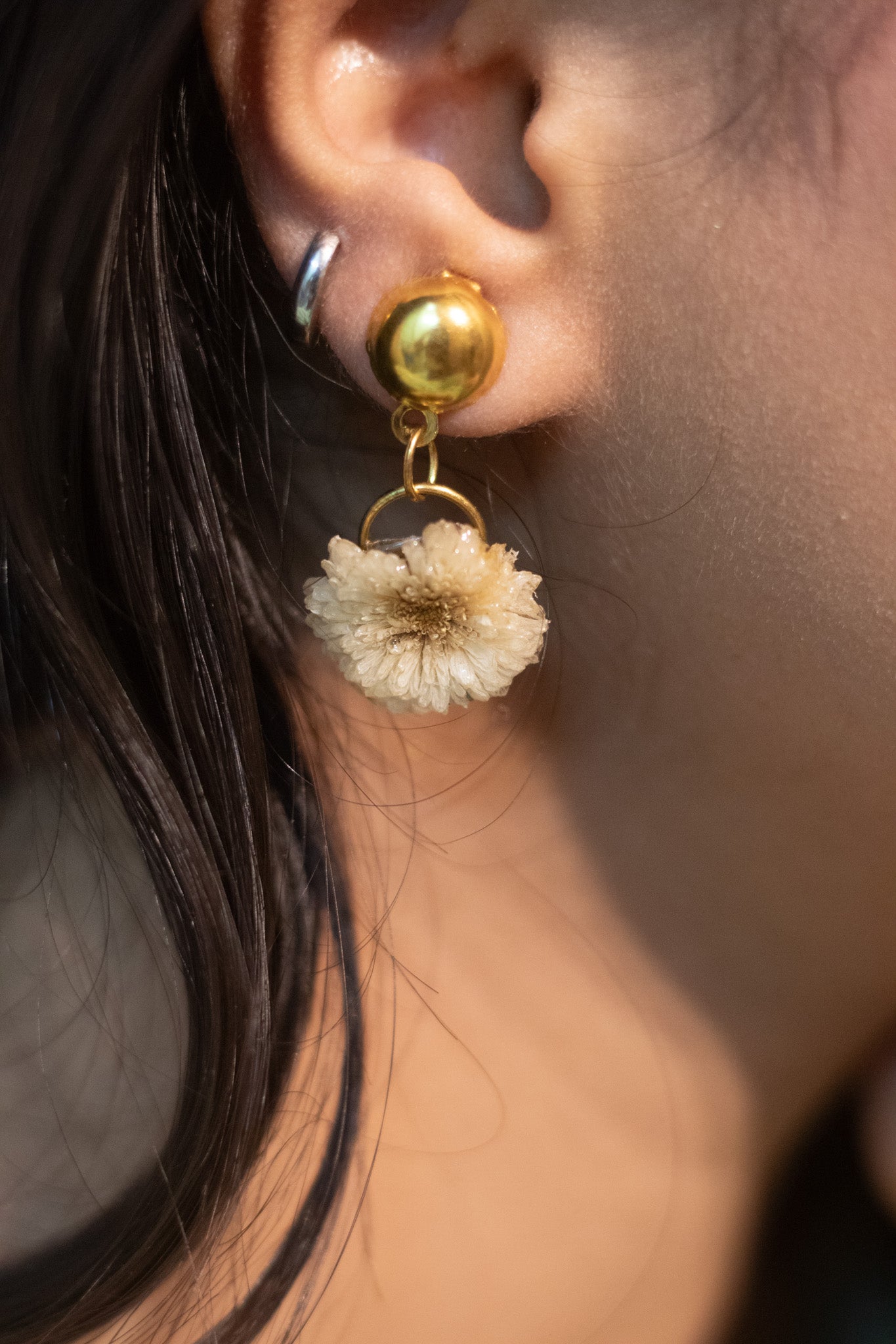 Golden Bloom Small Drop Earrings- Garden Of Grace