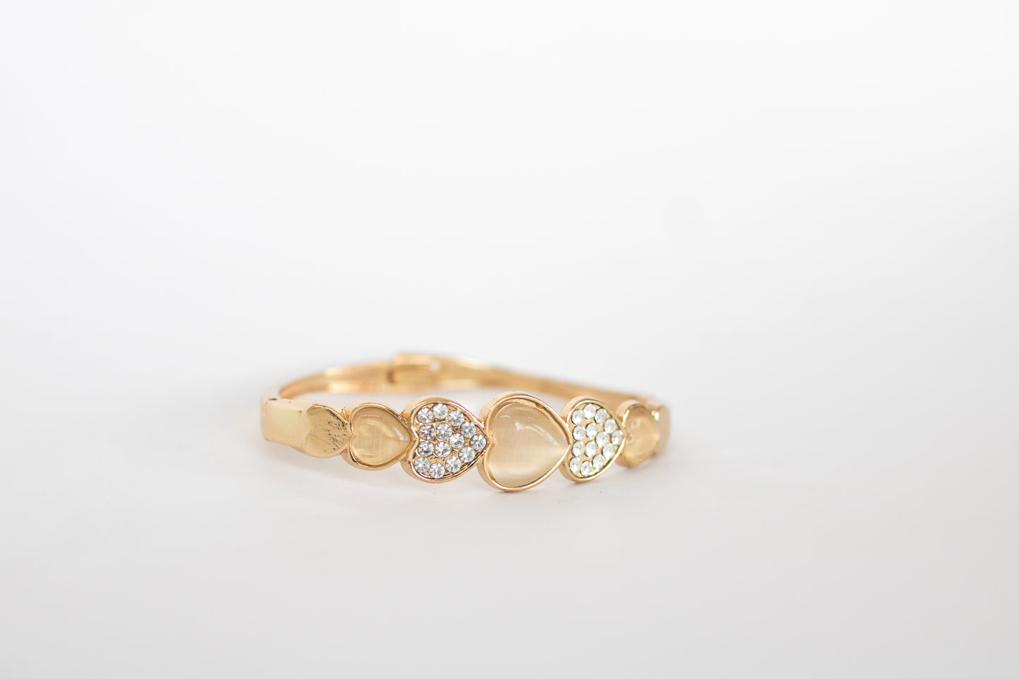 "Radiance Collection"- Heart Studded design (Gold)