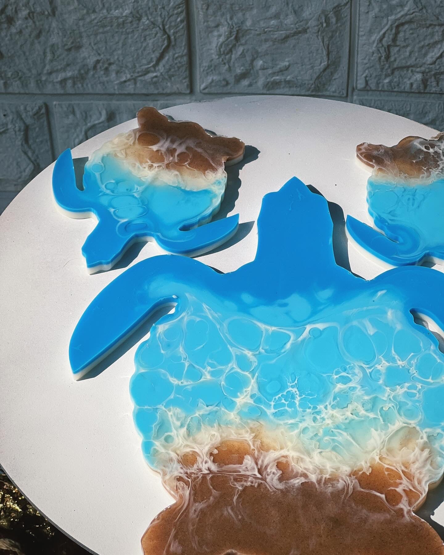 Ocean Theme Turtle Coaster Set