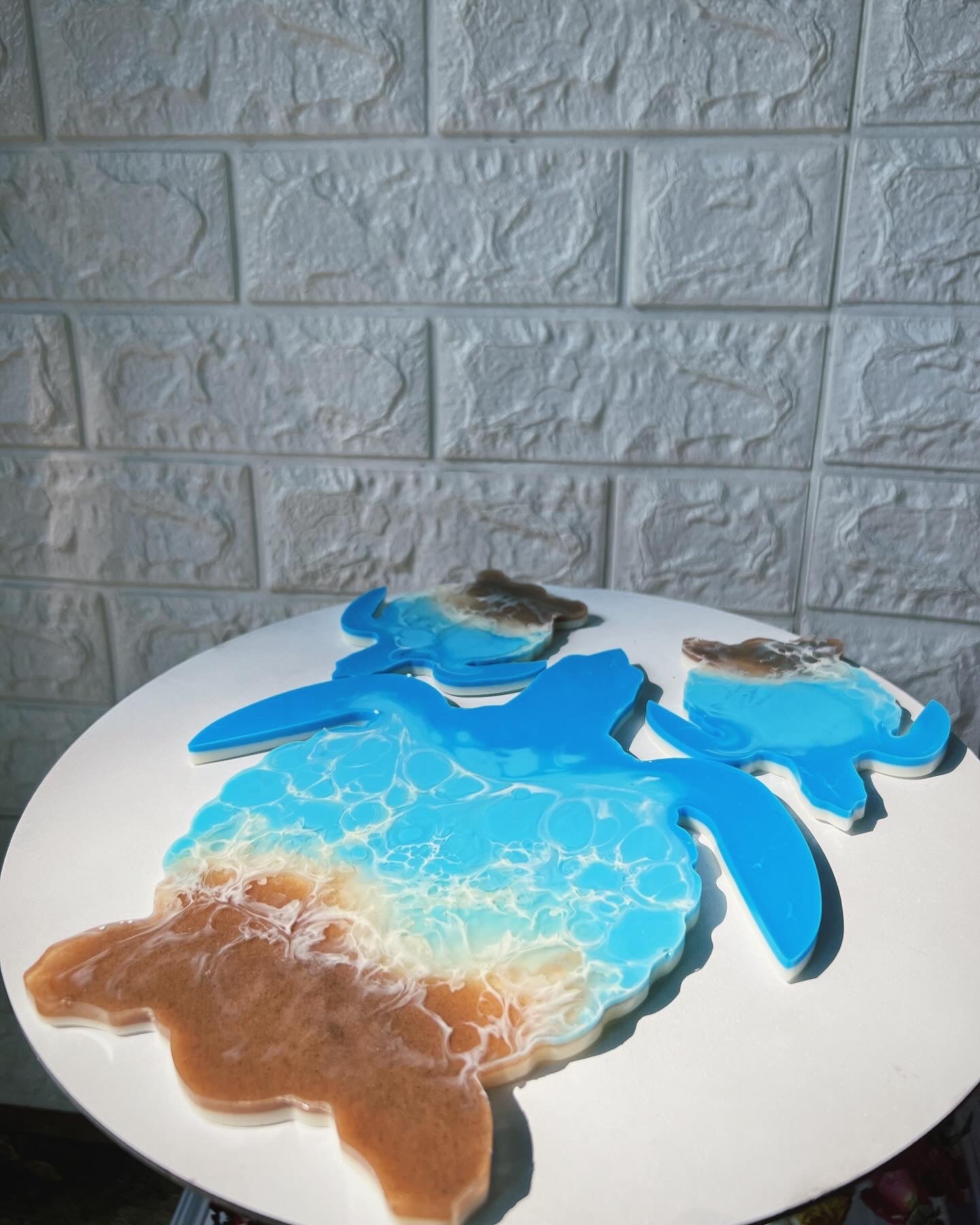 Ocean Theme Turtle Coaster Set