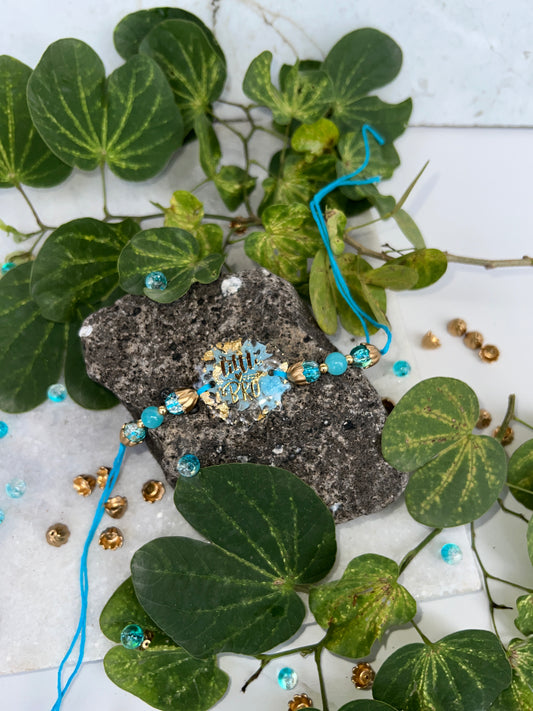 Bro Resin Rakhi- Blue