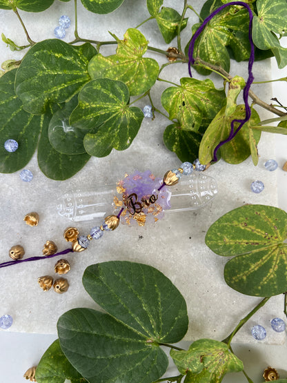 Bro Resin Rakhi -Purple