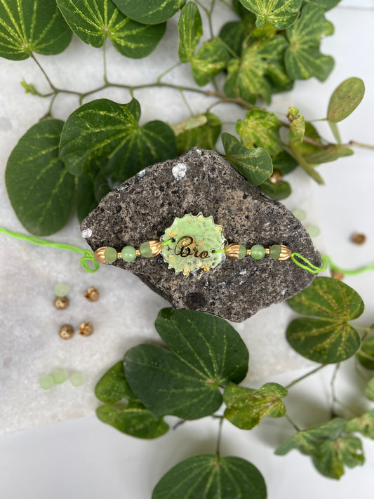 Bro Resin Rakhi -Green