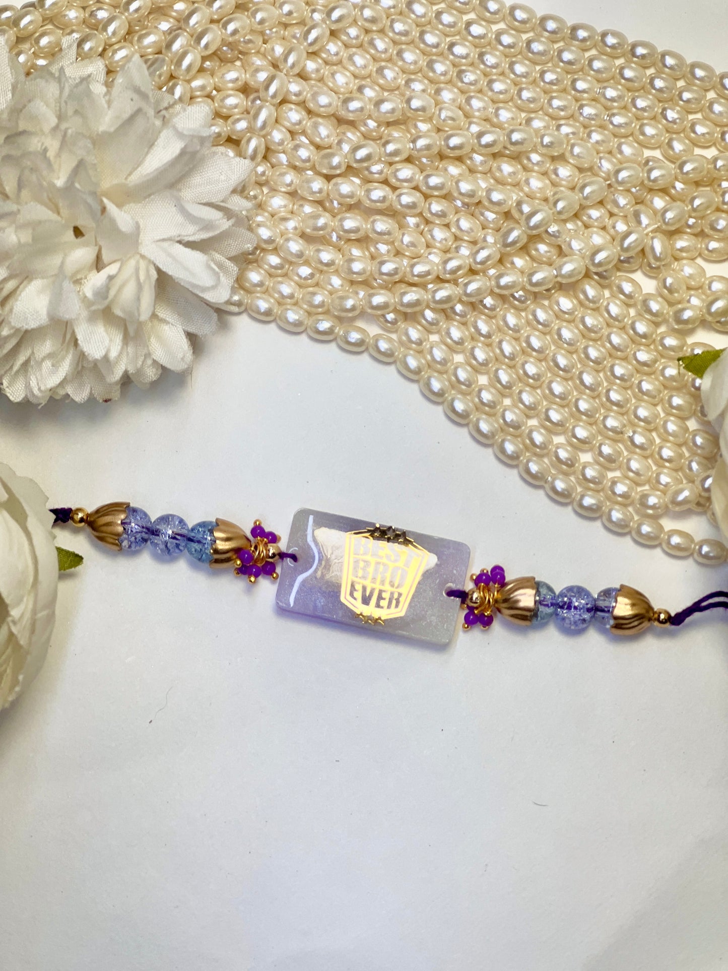 Exclusive "Best Bro Ever" Rakhi -Purple