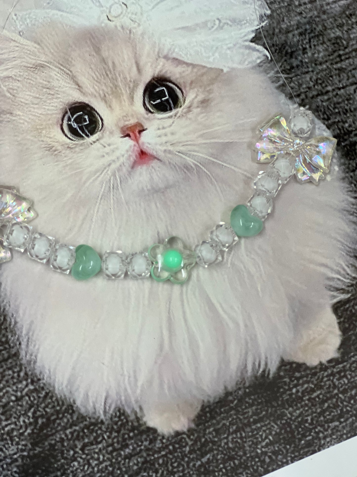 Luxury Pearl Necklace for Cats/Dogs – Elegant and Pet-Safe Design - Bows Energy