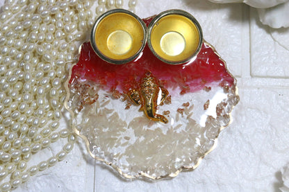 "ROLI CHAWAL RESIN THALI"