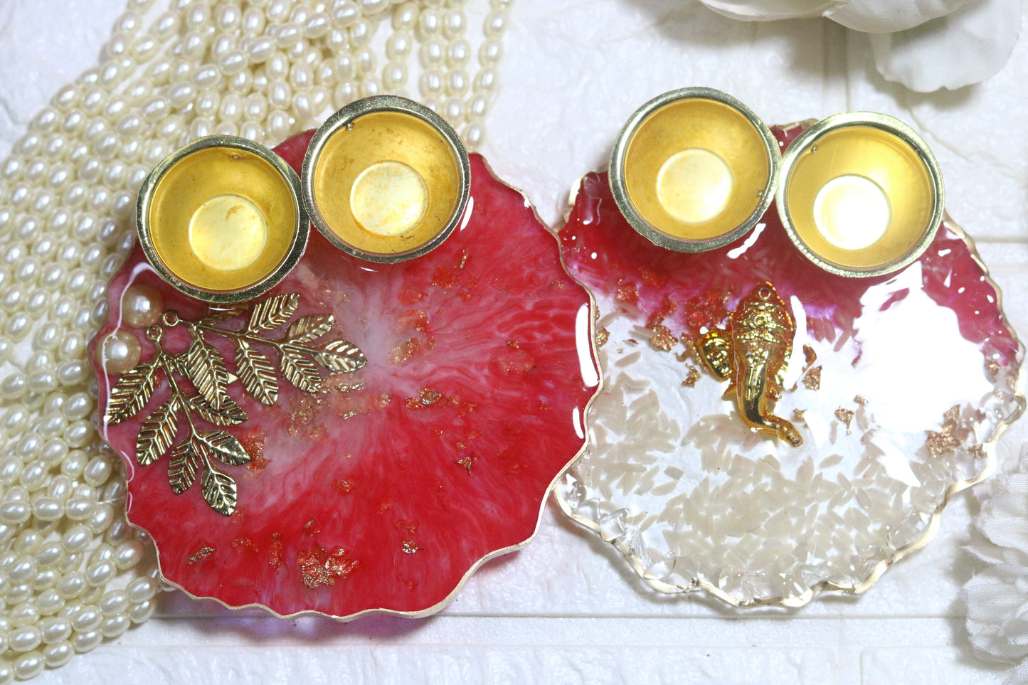 ROLI CHAWAL RESIN THALI SET