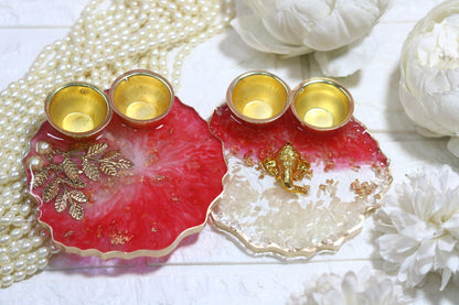 ROLI CHAWAL RESIN THALI SET