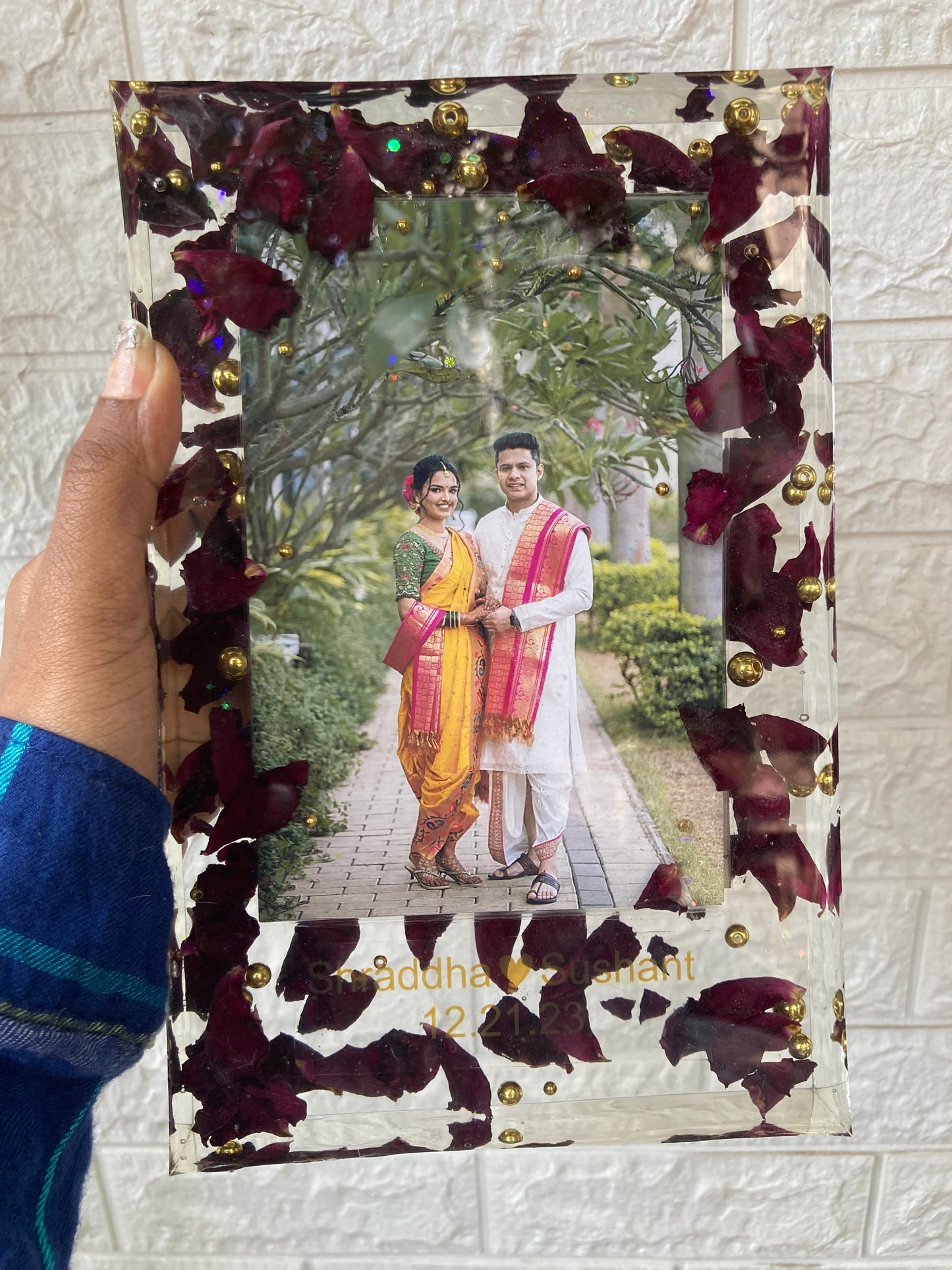 Wedding Flowers Preserved with Image