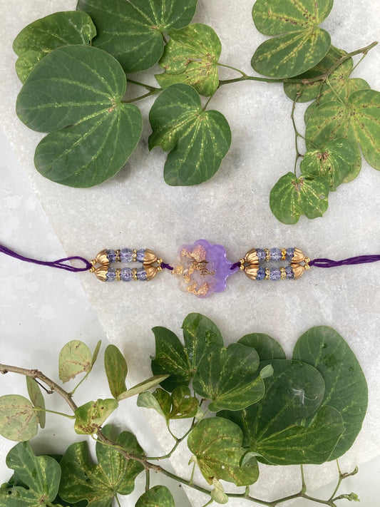 Pyare Bhai Resin Rakhi- Purple