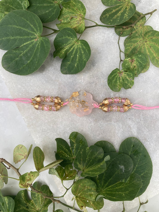 Pyare Bhai Resin Rakhi- Pink