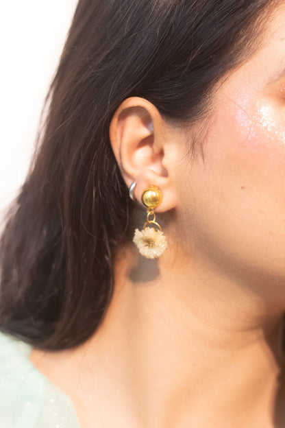 Golden Bloom Small Drop Earrings- Garden Of Grace
