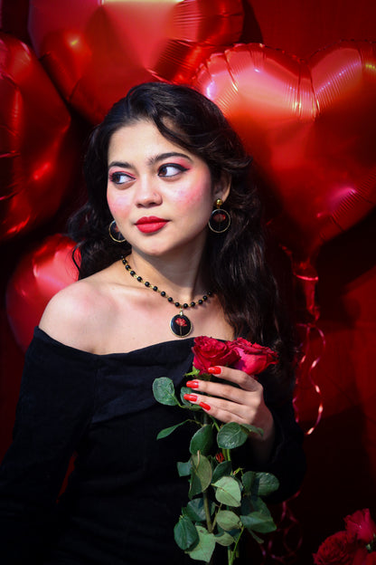 Only You Necklace & Earrings – Love Me, Love Me Not Collection🌹