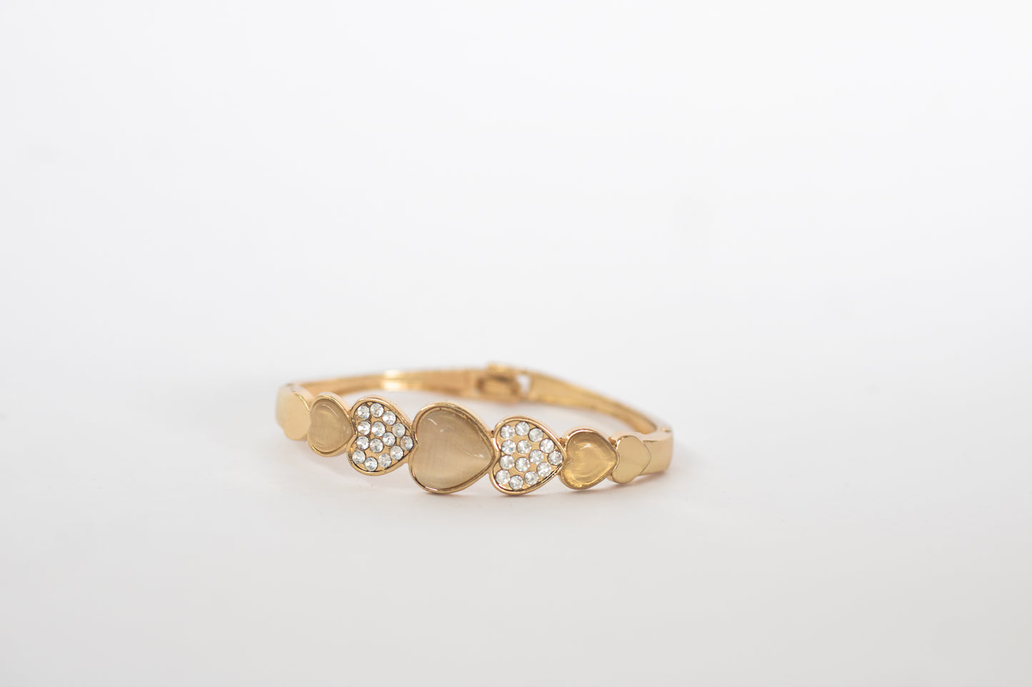 "Radiance Collection"- Heart Studded design (Gold)