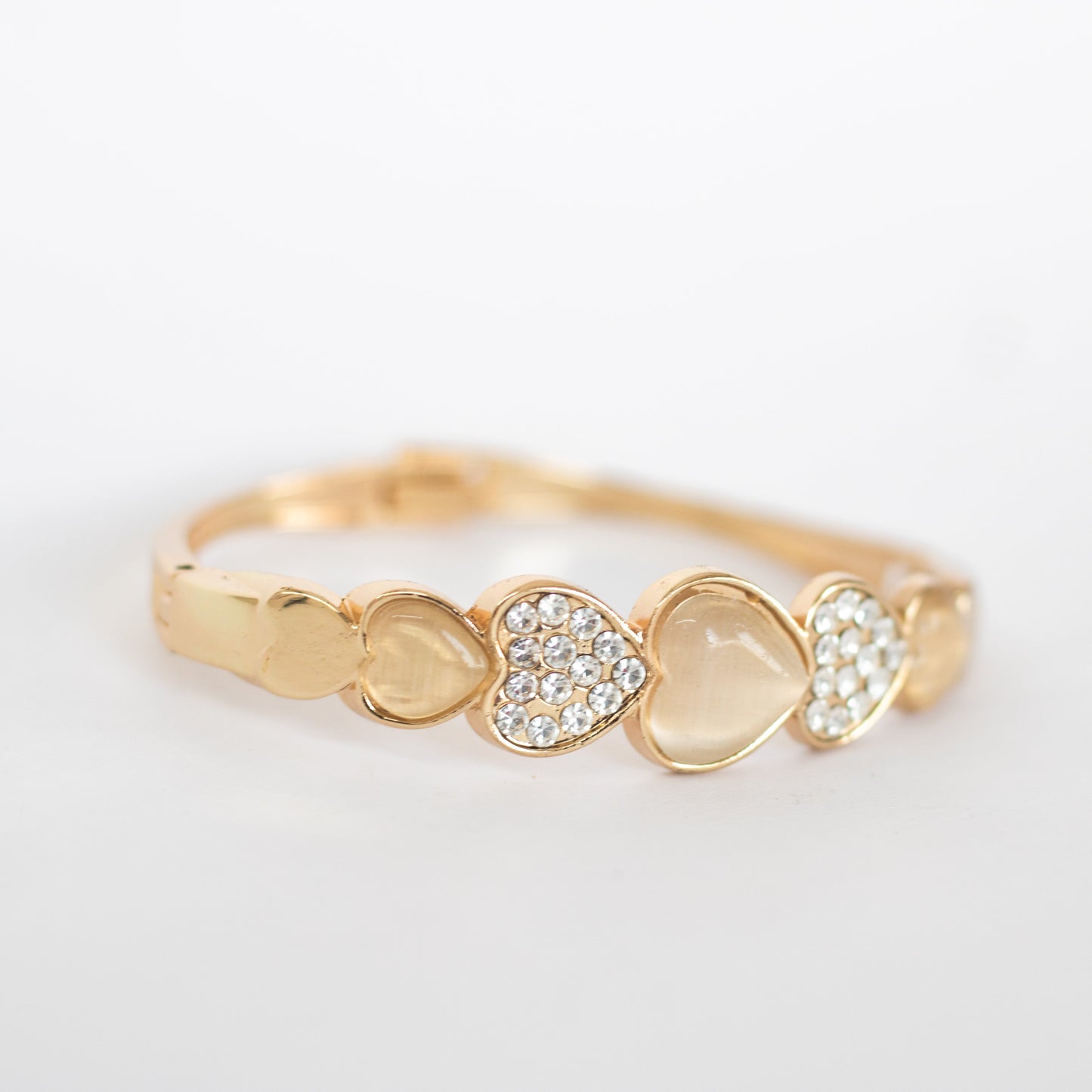 "Radiance Collection"- Heart Studded design (Gold)