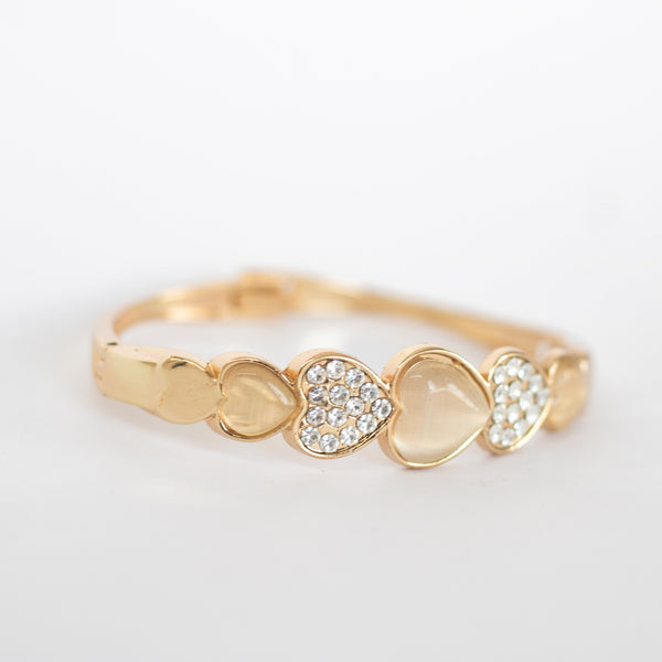 "Radiance Collection"- Heart Studded design (Gold)